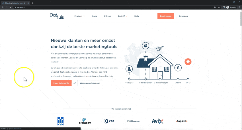 Werking webwinkel widget